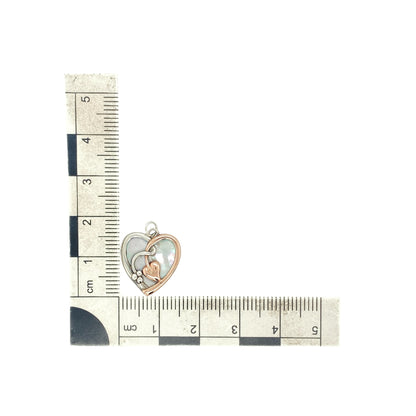 925 Silver & Mother of Pearl Heart Clogau Pendant