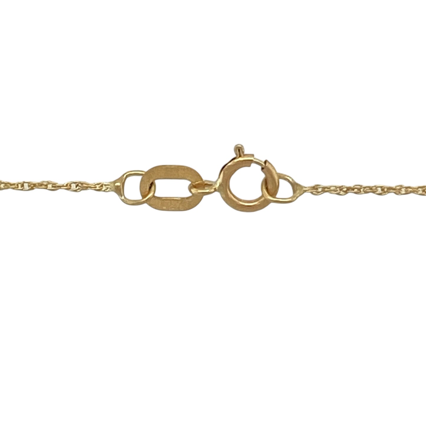 18ct Gold & Diamond Solitaire 18" Necklace