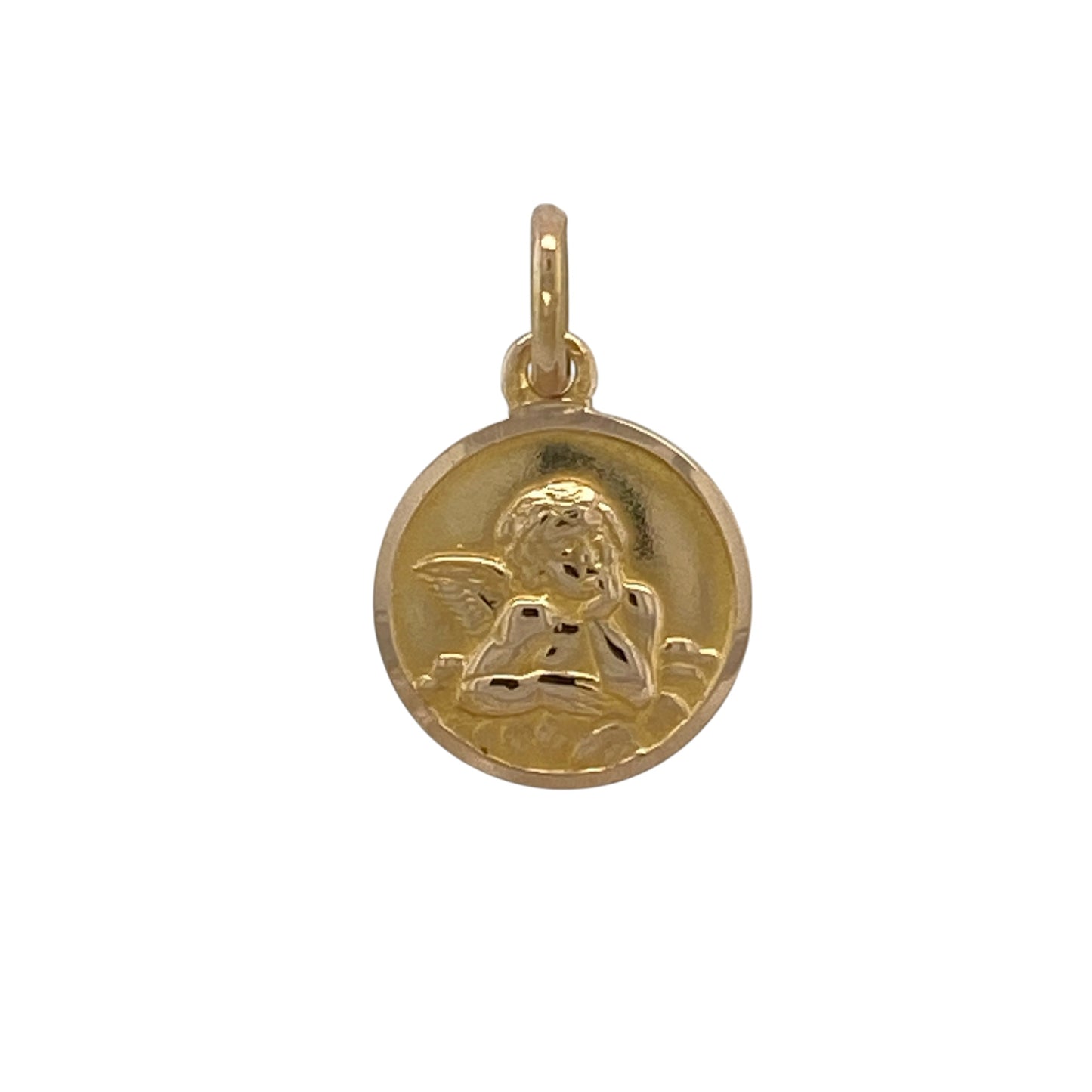 18ct Gold Cherub Pendant