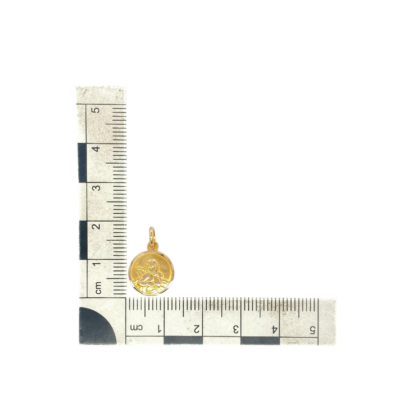 18ct Gold Cherub Pendant