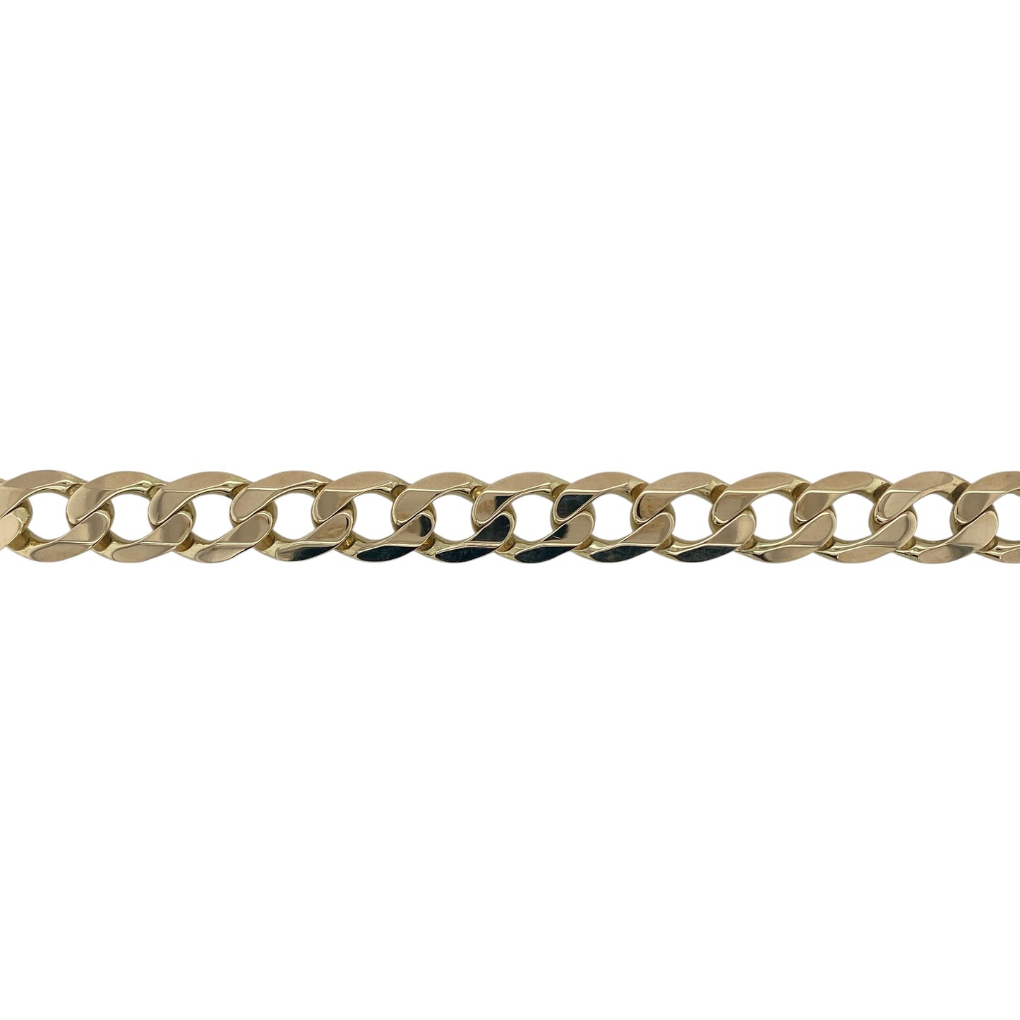 9ct Gold 8" Curb Bracelet