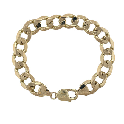 9ct Gold 8" Curb Bracelet