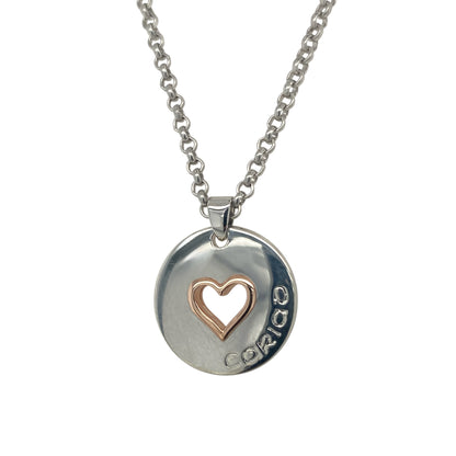 925 Silver Clogau Cariad Heart 18" - 20" Necklace