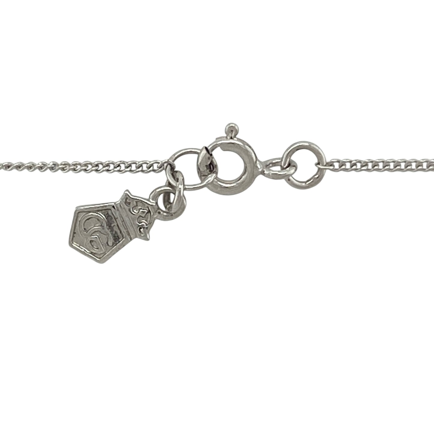 925 Silver & White Topaz Clogau Clover 18" - 22" Necklace