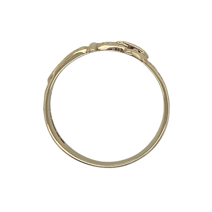 9ct Gold Buckle Ring
