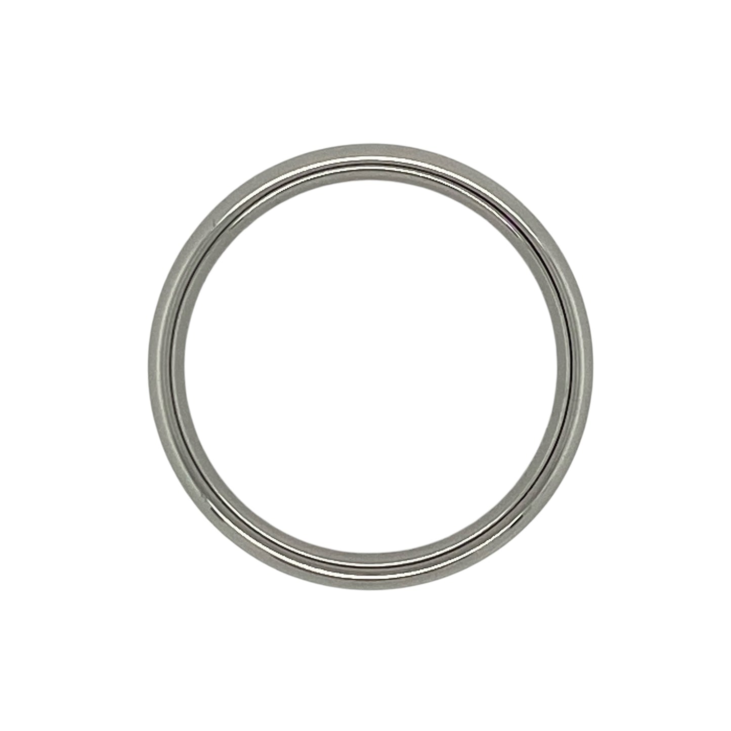 9ct White Gold 4mm Wedding Band Ring