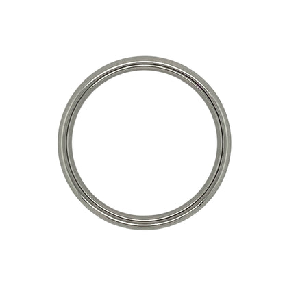 9ct White Gold 4mm Wedding Band Ring