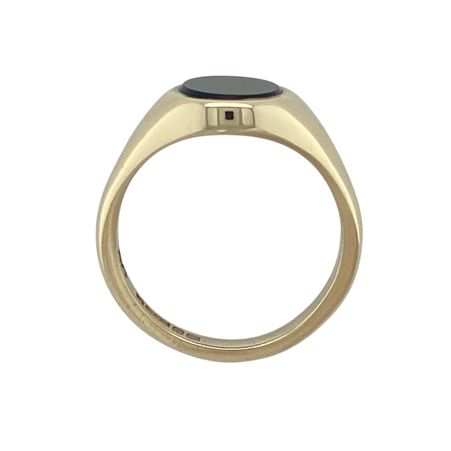 9ct Gold & Onyx Oval Signet Ring