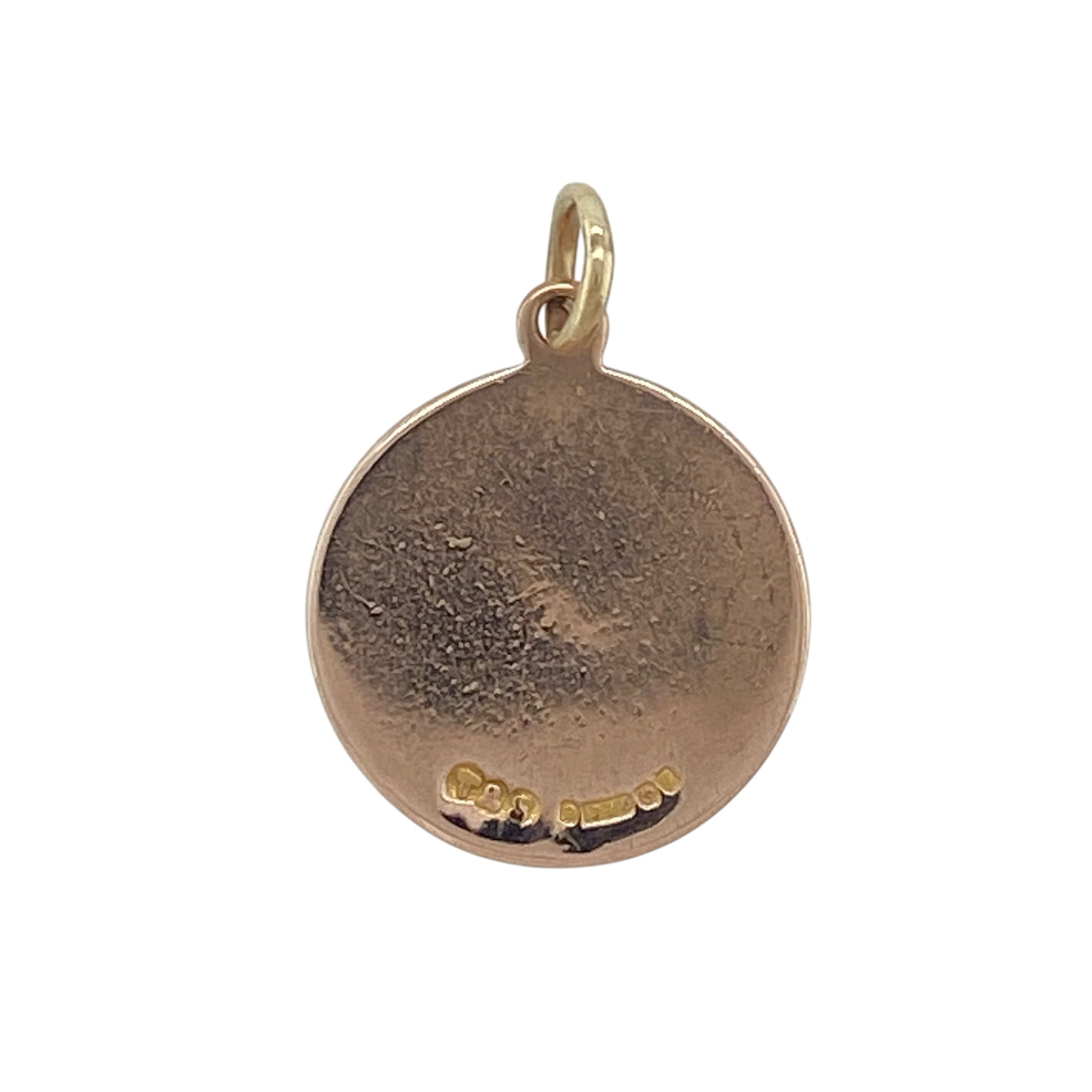Carry a symbol of protection and safe travel with this pre-owned 9ct yellow and rose gold St Christopher pendant. Featuring a classic round design crafted in two-tone gold, this meaningful pendant combines traditional symbolism with timeless style.

Design: The pendant showcases the iconic image of St Christopher, the patron saint of travellers, within a classic round frame.
