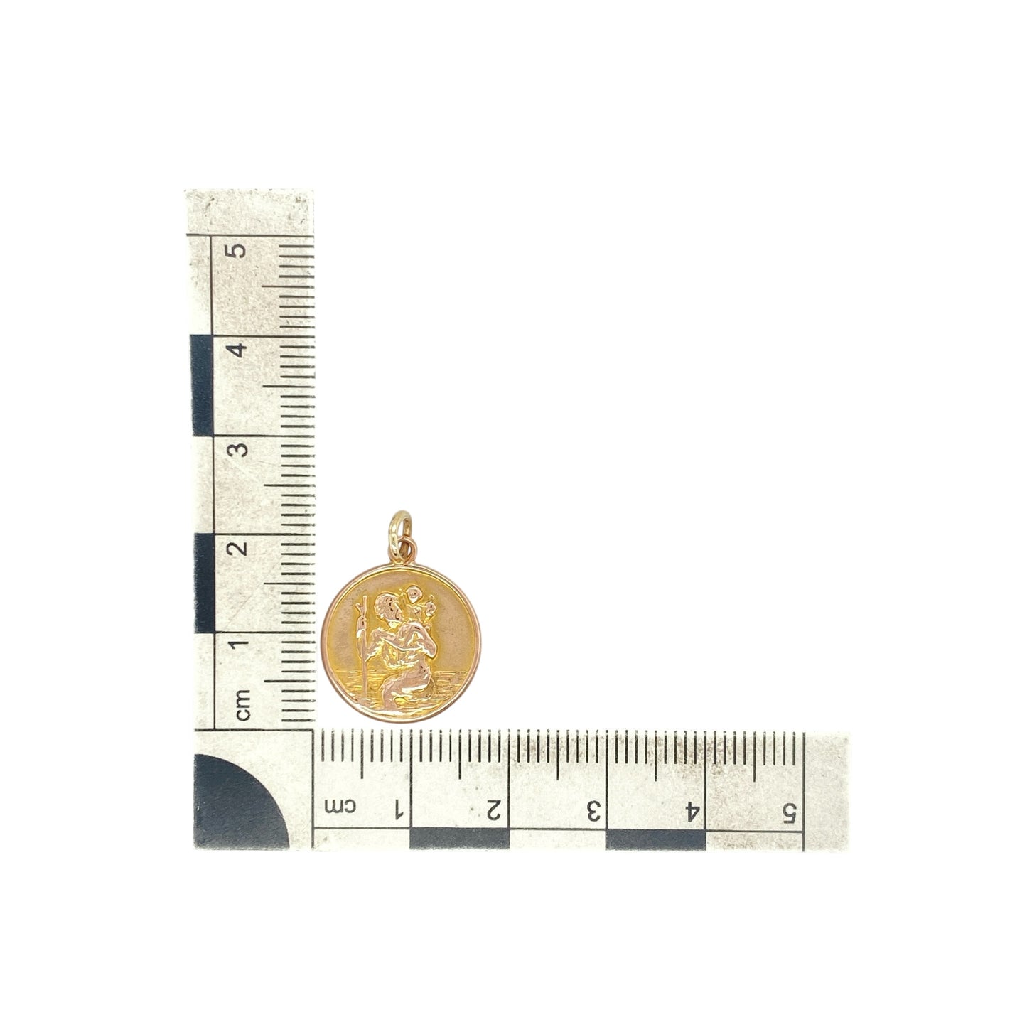 9ct Gold St Christopher Pendant