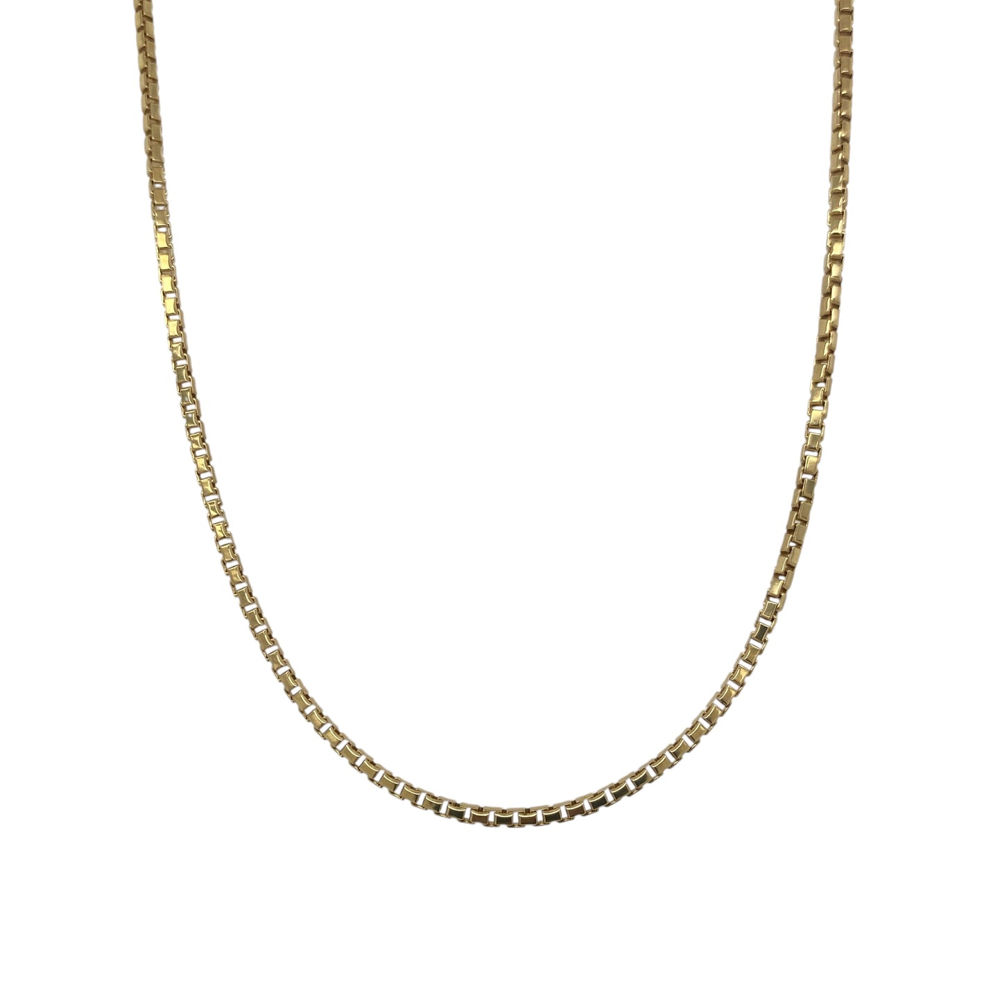 18ct Gold 16" Box Chain