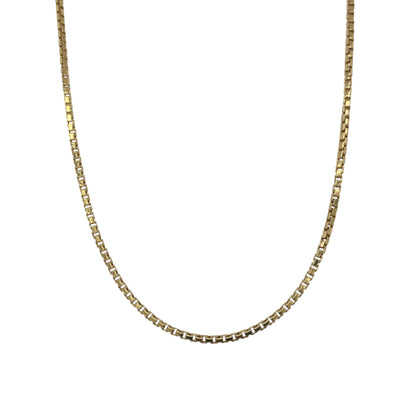 18ct Gold 16" Box Chain