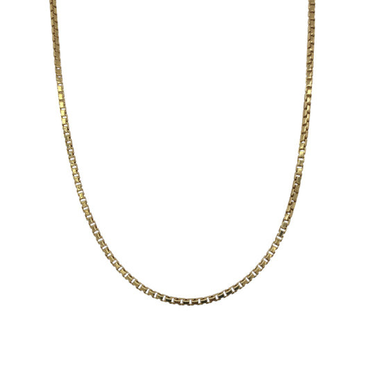 18ct Gold 16" Box Chain