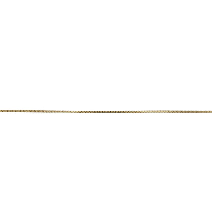 18ct Gold 16" Box Chain