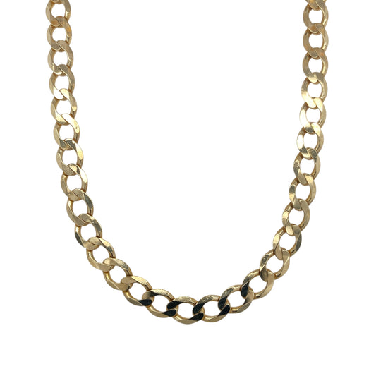9ct Gold 20" Curb Chain