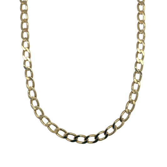 9ct Gold 20" Curb Chain
