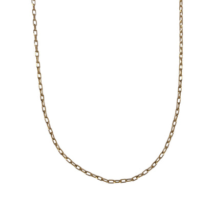 9ct Gold 20" Faceted Belcher Chain