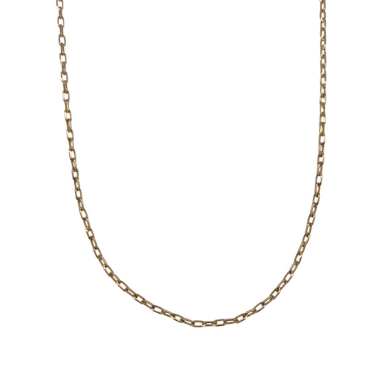 9ct Gold 20" Faceted Belcher Chain