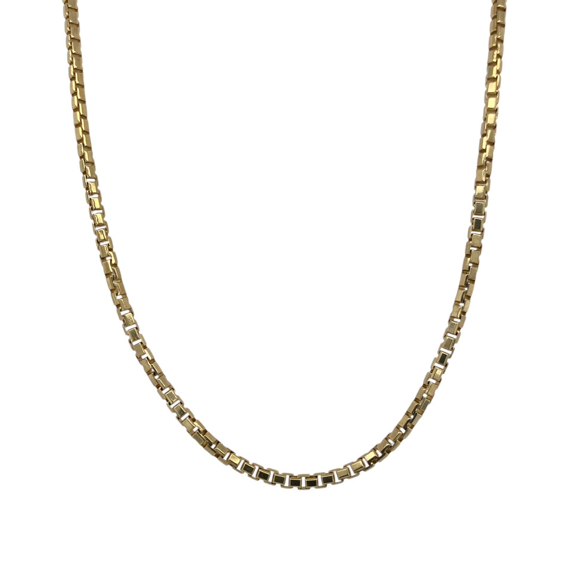 9ct Gold 20" Box Chain