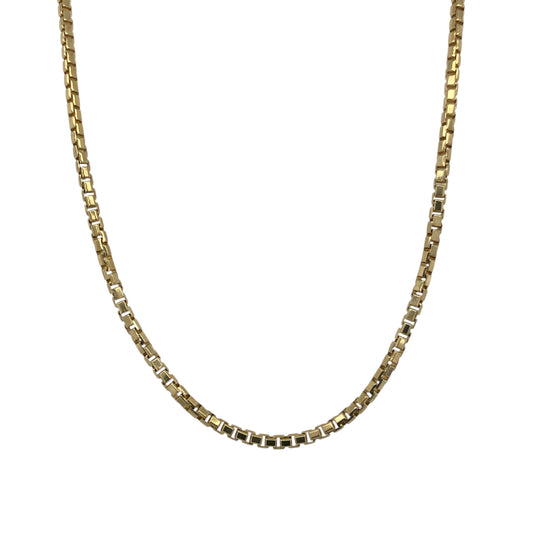 9ct Gold 20" Box Chain