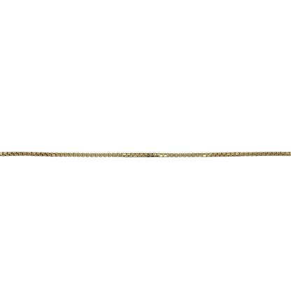 9ct Gold 20" Box Chain
