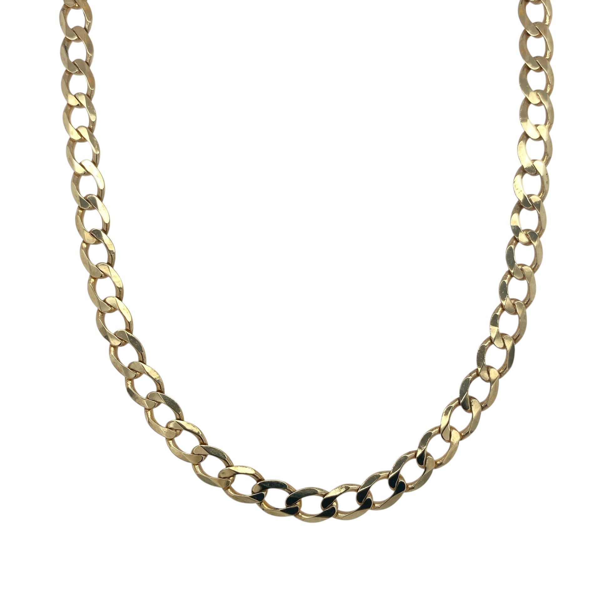 9ct Gold 22" Curb Chain