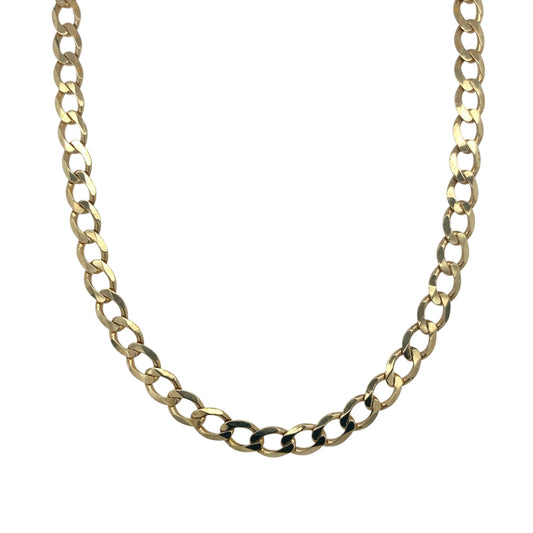 9ct Gold 22" Curb Chain