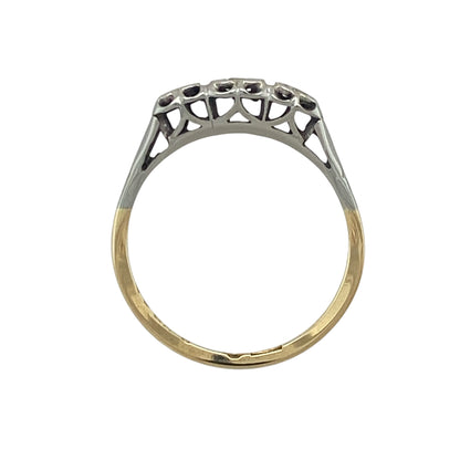 18ct Gold & Diamond Heart Trilogy Ring