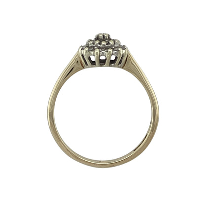 9ct Gold & Diamond Cluster Ring