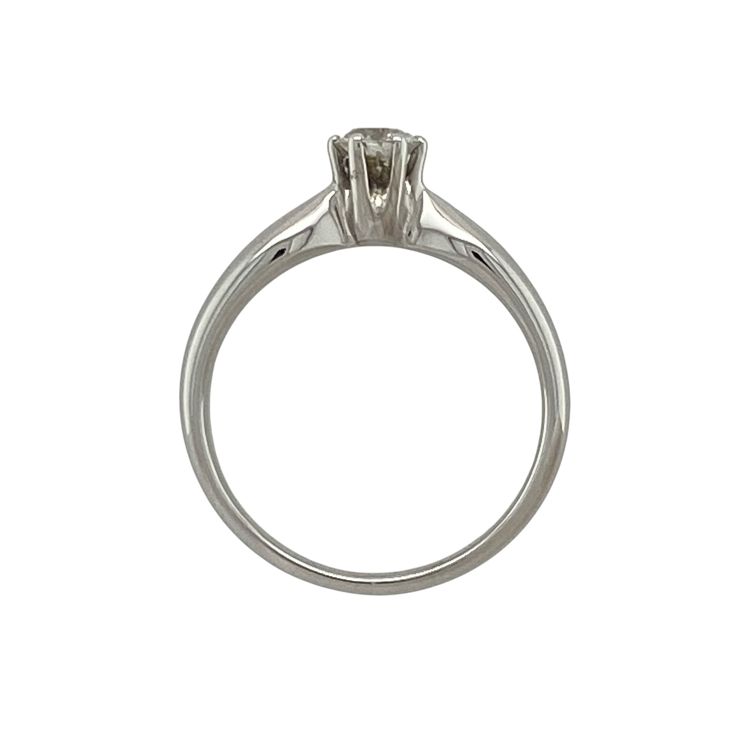 18ct White Gold & Diamond Solitaire Ring