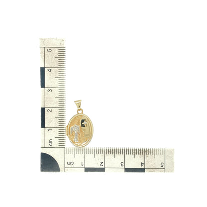 9ct Gold Angel Oval Locket