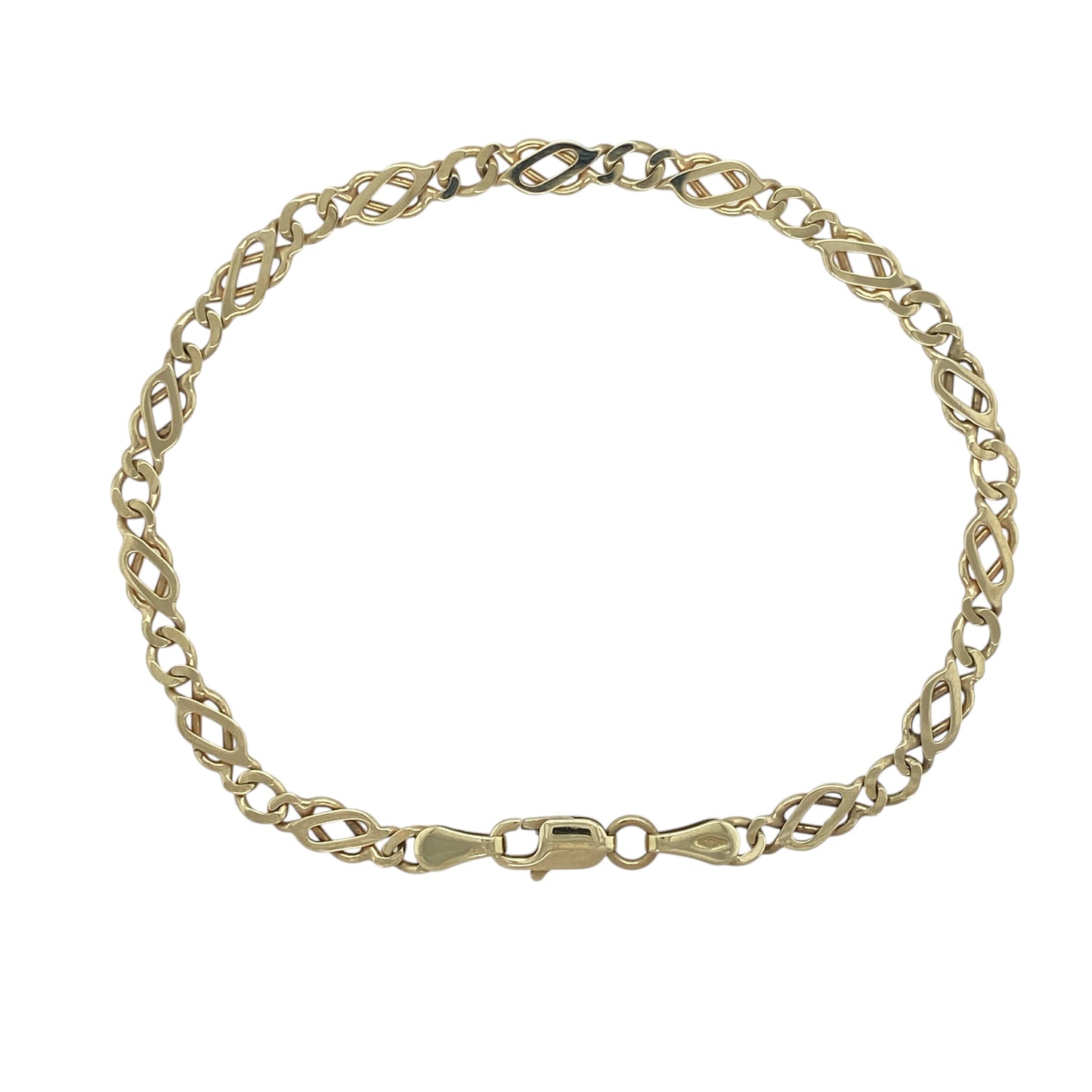 9ct Gold 7" Celtic Knot Bracelet
