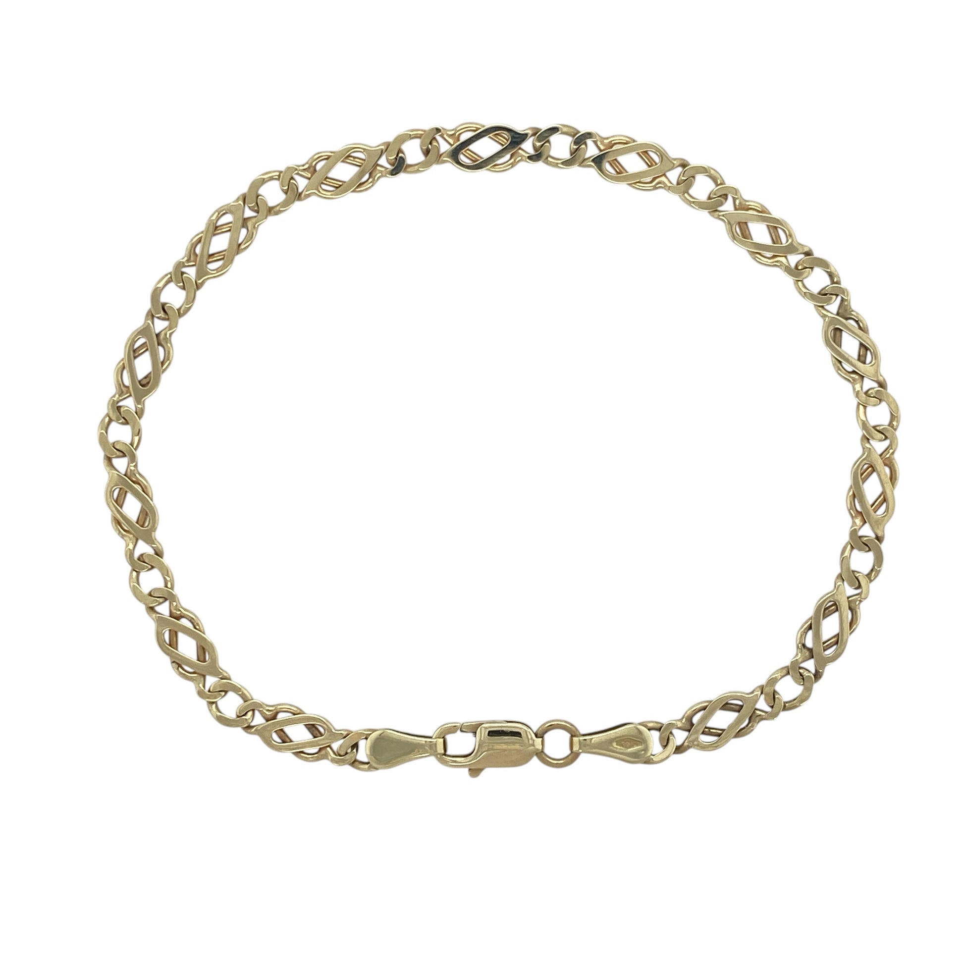 9ct Gold 7" Celtic Knot Bracelet