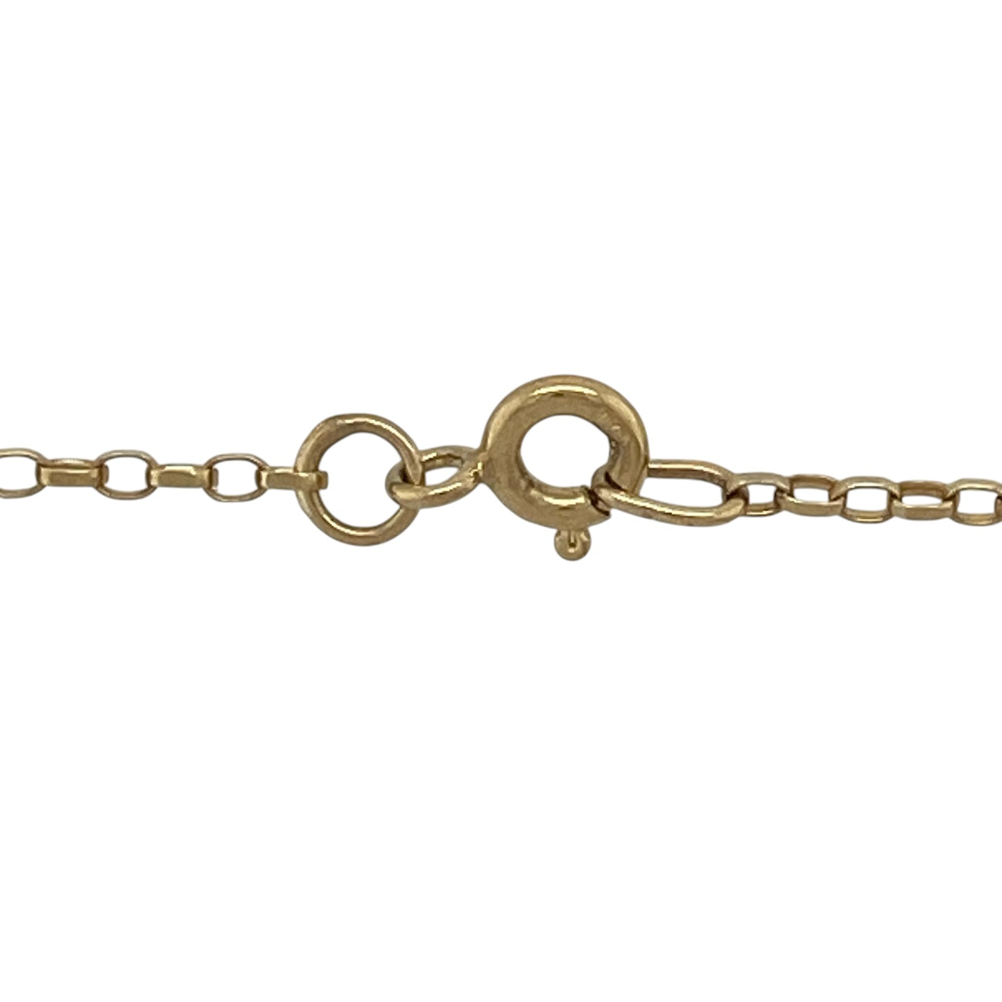 9ct Gold & Diamond Cluster 18" Necklace