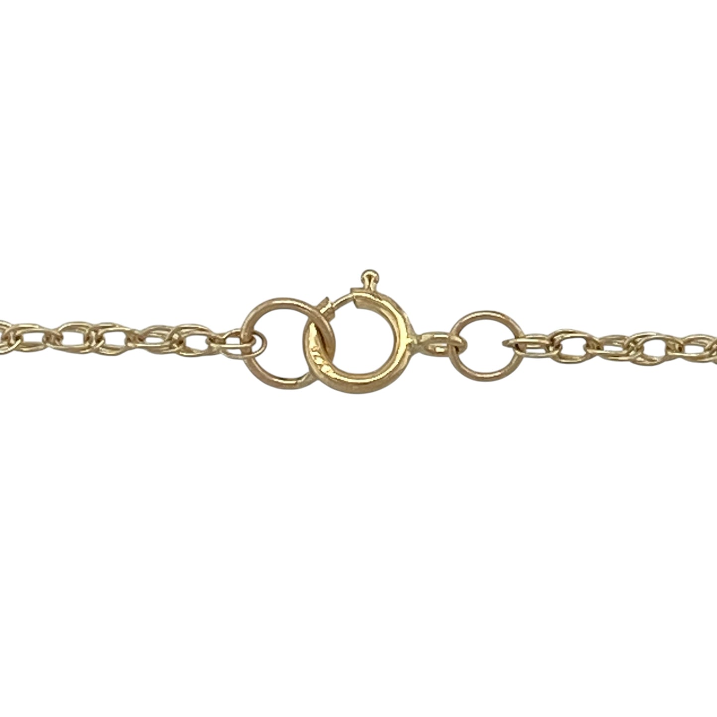9ct Gold & Diamond Open Heart 18" Necklace