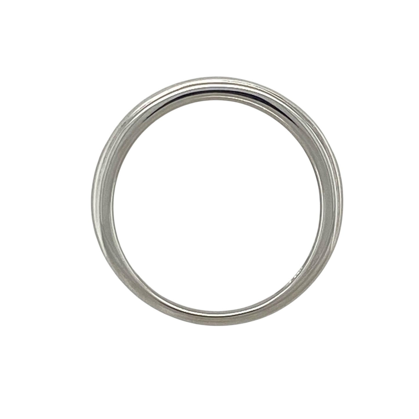 9ct White Gold & Diamond Band Ring
