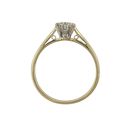 18ct Gold & Diamond Solitaire Ring