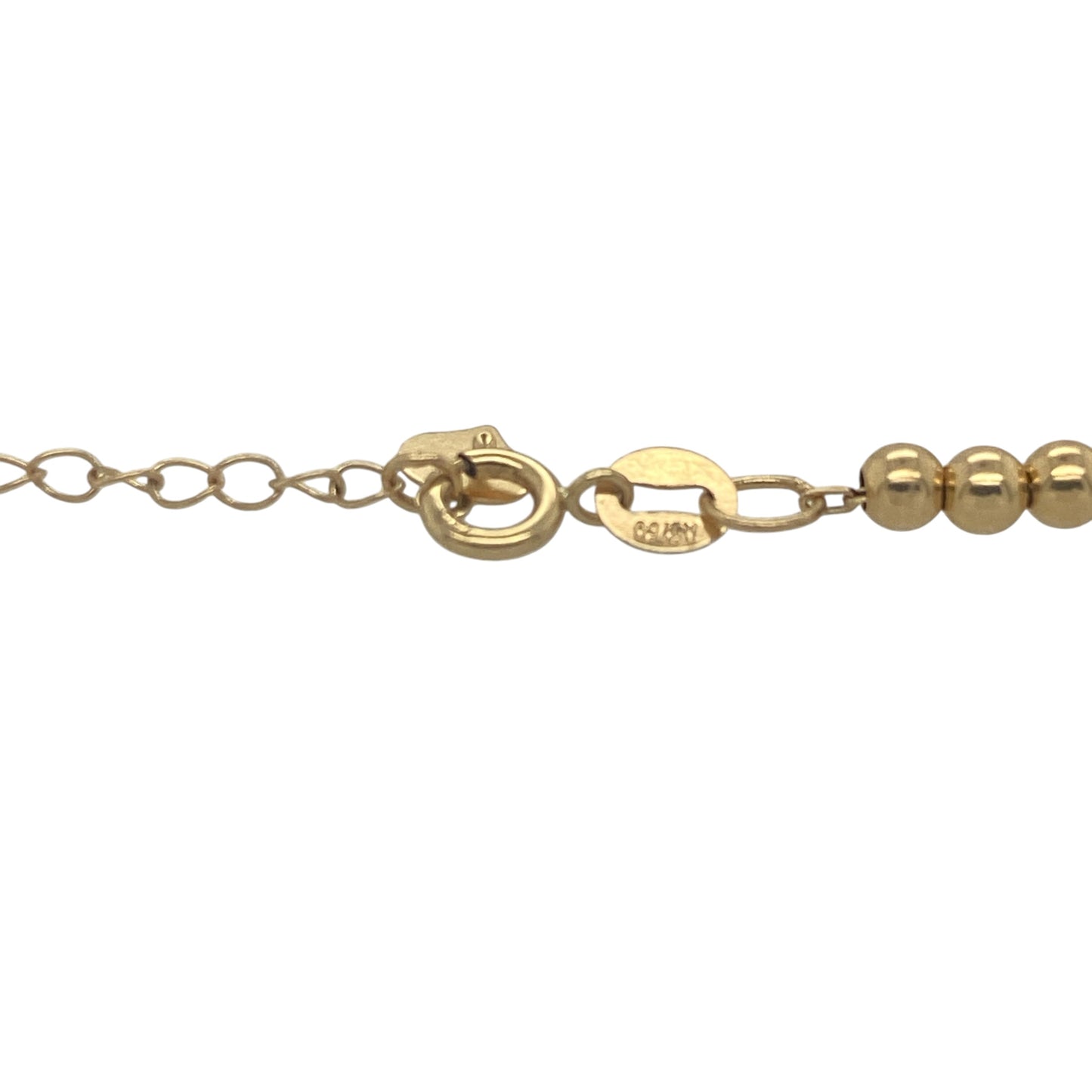 Add a touch of celestial elegance to your jewellery collection with this pre-owned 9ct yellow gold adjustable ball and star bracelet. Delicate, versatile, and beautifully crafted, this charming bracelet is perfect for everyday wear or layering with other favourite pieces.

Design: The bracelet features a fine chain accented with polished gold ball details and a beautifully crafted central star motif measuring approximately 7mm in width.
