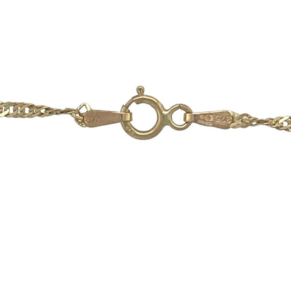 9ct Gold Celtic Cross 20" Necklace