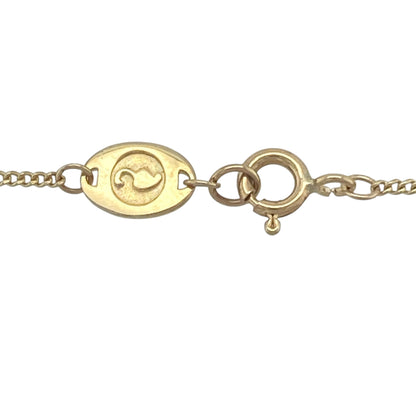 9ct Gold & Diamond Clogau Swirl Style 18" - 22" Necklace