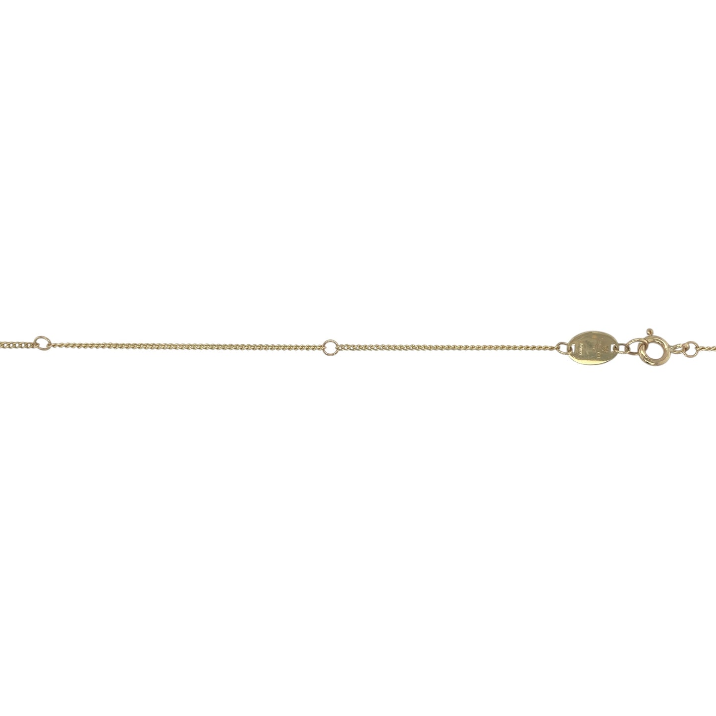 9ct Gold & Diamond Clogau Swirl Style 18" - 22" Necklace