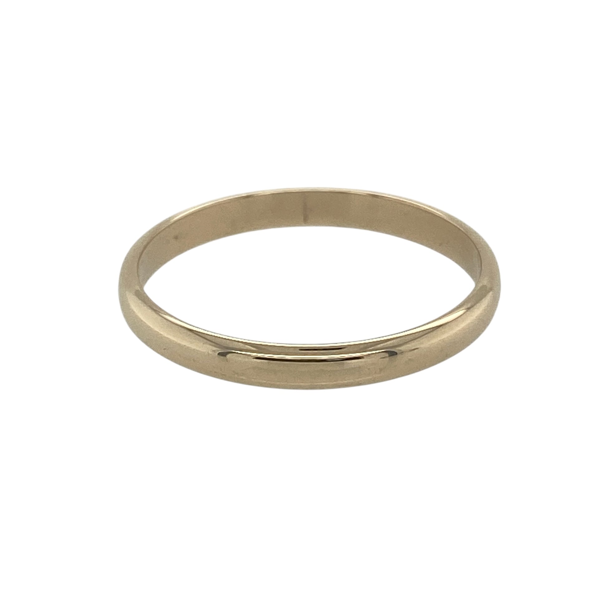 9ct Gold 2mm Wedding Band Ring