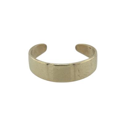 9ct Gold Plain Toe Ring