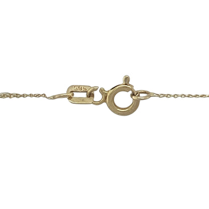 9ct Gold Nazar Protective Eye 18" Necklace