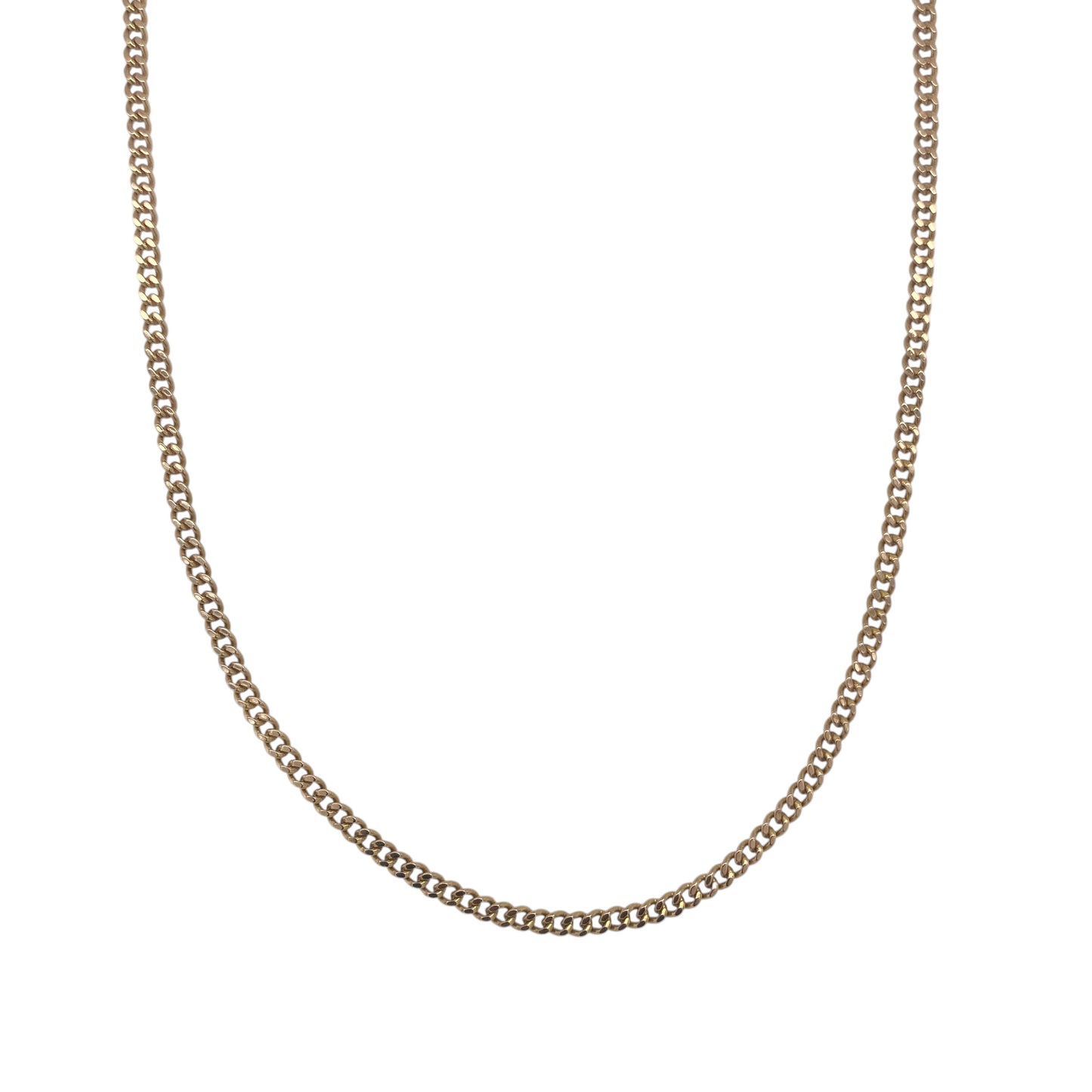 9ct Gold 16" Curb Chain