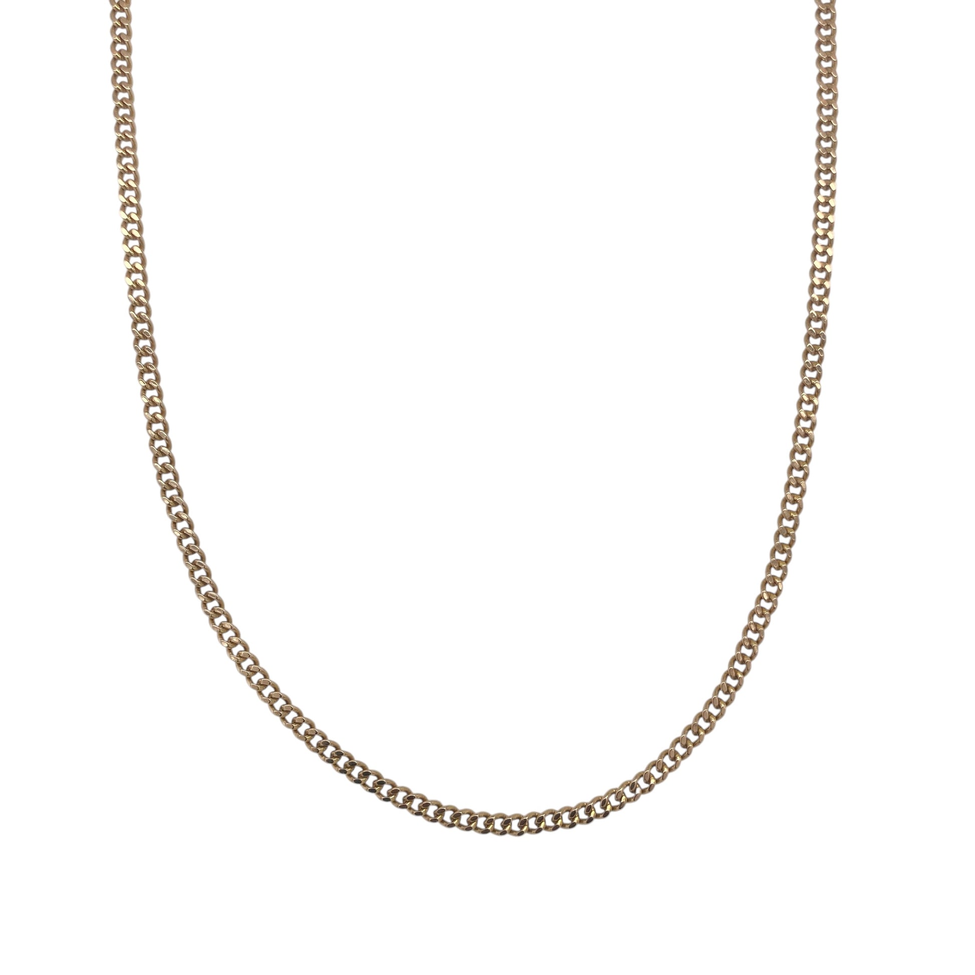 9ct Gold 16" Curb Chain