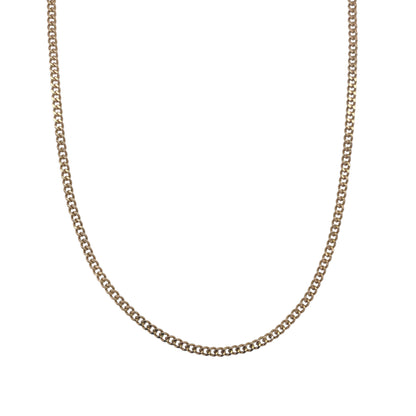 9ct Gold 16" Curb Chain