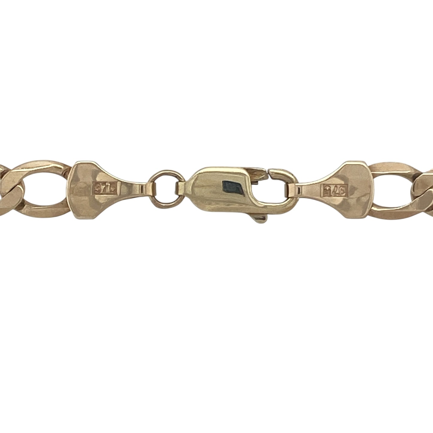 Make a bold statement with this pre-owned 9ct yellow gold curb chain. Featuring substantial 6mm-wide links and an impressive weight, this classic chain combines timeless styling with a strong presence, making it an outstanding addition to any jewellery collection.

Design: The chain showcases the ever-popular curb link design, with closely interlocking flattened links that create a smooth, uniform appearance.