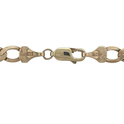 Make a bold statement with this pre-owned 9ct yellow gold curb chain. Featuring substantial 6mm-wide links and an impressive weight, this classic chain combines timeless styling with a strong presence, making it an outstanding addition to any jewellery collection.

Design: The chain showcases the ever-popular curb link design, with closely interlocking flattened links that create a smooth, uniform appearance.