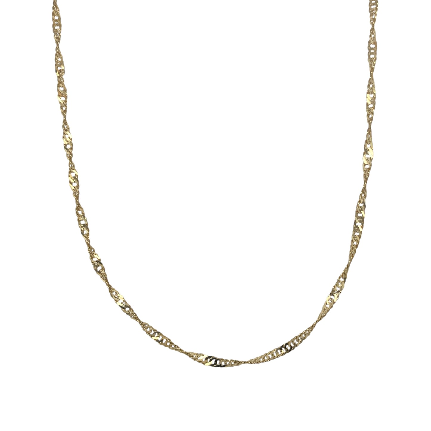 9ct Gold 24" Singapore Chain